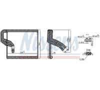 NISSENS 92416 Evaporatore, Climatizzatore per KIA
