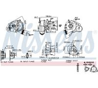 Nissens 93021 Compressore Carica per Skoda Superb I Audi A4 Seat Exeo VW Passat