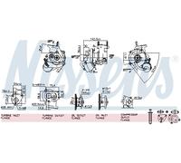 NISSENS 93030 Turbina