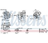 NISSENS 93070 Turbocompressore, Sovralimentazione per CITROËN,PEUGEOT