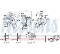 NISSENS 93072 Turbina