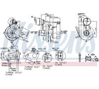 NISSENS 93073 Turbina