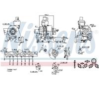 NISSENS 93079 Turbina