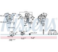 NISSENS 93083 Turbocompressore, Sovralimentazione per TOYOTA
