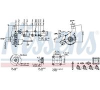 NISSENS 93088 Turbina