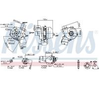 Nissens 93089 Compressore Carica per Renault Clio III Nissan Qashqai + 2 I