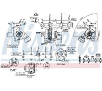 NISSENS 93090 Turbina