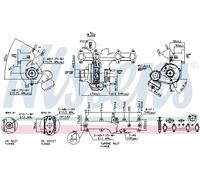 NISSENS 93091 Turbina