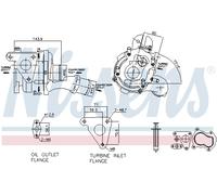NISSENS 93093 Turbina