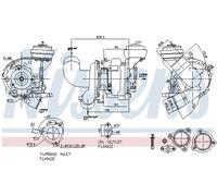 NISSENS 93108 Turbocompressore, Sovralimentazione per TOYOTA