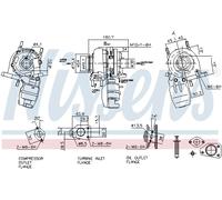 NISSENS 93142 Turbocompressore, Sovralimentazione per ALFA ROMEO,CHEVROLET,FIAT,