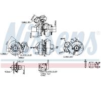 NISSENS 93144 Turbocompressore, Sovralimentazione per BMW