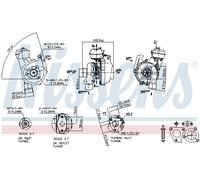 Turbocompressore Per KIA Carens III UN 2.0 CRDi 140 Cee'D SW ED Hyundai i30