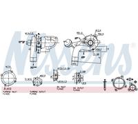 NISSENS 93221 Turbina