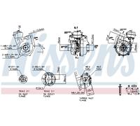 NISSENS 93223 Pompa accelerazione, Carburatore