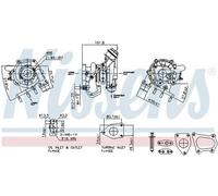 NISSENS 93233 Turbina per OPEL Vivaro A Kastenwagen (X83) Vivaro A Combi (X83)