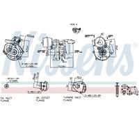 NISSENS 93236 Turbocompressore, Sovralimentazione per OPEL,SUZUKI,VAUXHALL