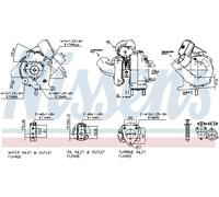 NISSENS 93241 Turbina