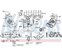 Caricatore Nissens per Mitsubishi Outlander II Cw _ W Grandis Na Jeep
