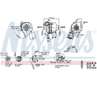 NISSENS 93257 Turbocompressore, Sovralimentazione per CITROËN,PEUGEOT