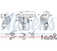 NISSENS 93285 Turbina