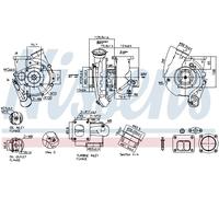 NISSENS 93299 Turbocompressore, Sovralimentazione per MERCEDES-BENZ