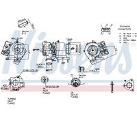 NISSENS 93308 Turbina