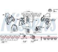 NISSENS 93316 Turbocompressore, Sovralimentazione per BMW,MINI