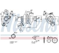 NISSENS 93323 Turbina