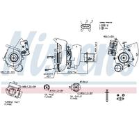 NISSENS 93328 Turbina