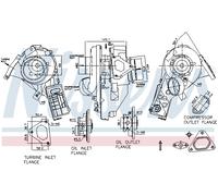 NISSENS 93343 Turbina