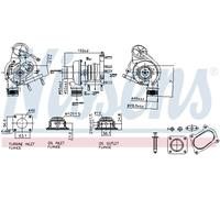 NISSENS 93424 Turbina