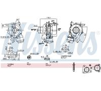NISSENS 93425 Turbina