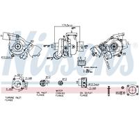 NISSENS 93428 Turbina