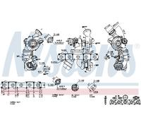 NISSENS 93430 Turbocompressore, Sovralimentazione per VOLVO