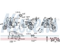 NISSENS 93435 Turbina