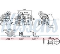 NISSENS 93442 Turbina