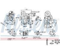 NISSENS 93447 Turbina
