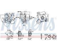 NISSENS 93448 Turbocompressore, Sovralimentazione per NISSAN,RENAULT