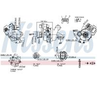 NISSENS 93463 Turbina
