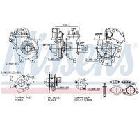 NISSENS 93469 Turbocompressore, Sovralimentazione per TOYOTA