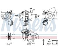 NISSENS 93485 Turbina