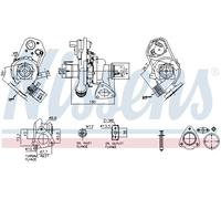 NISSENS 93486 Turbina
