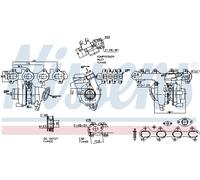 NISSENS 93487 Turbina