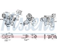 NISSENS 93490 Turbocompressore, Sovralimentazione per FIAT