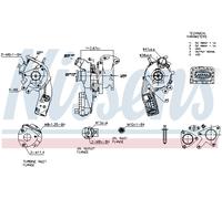 NISSENS 93496 Turbocompressore, Sovralimentazione per JAGUAR,LAND ROVER