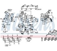 NISSENS 93500 Turbocompressore, Sovralimentazione per AUDI,SEAT,SKODA,VW