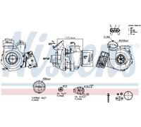 NISSENS 93503 Turbina