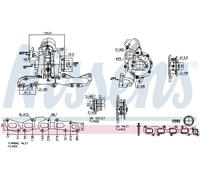 NISSENS 93506 Turbocompressore, Sovralimentazione per AUDI