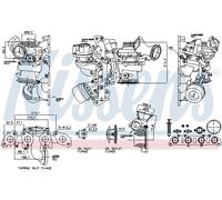 NISSENS 93508 Turbina